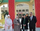 فى إطار المبادرة الرئاسية بداية جديدة لبناء الإنسان وبرعاية وزير الثقافة :  طالبات مدينة البعوث الإسلامية فى زيارة للأوبرا