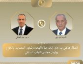 وزير الخارجية والهجرة يجري اتصالًا هاتفيًا برئيس مجلس النواب اللبناني