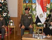 الفريق أول / عبدالمجيد صقر القائد العام للقوات المسلحة وزير الدفاع والإنتاج الحربى يهنئ البابا تواضروس الثانى بمناسبة عيد الميلاد المجيد …