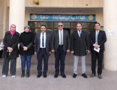 نائب رئيس جامعة الأزهر يتفقد لجان امتحانات كليات فرع البنات بمدينة نصر ويشدد على الالتزام بضوابط الامتحانات