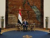 السيد الرئيس عبد الفتاح السيسي يستقبل المشير خليفة حفتر، القائد العام للجيش الوطني الليبي بحضور السيد حسن رشاد رئيس المخابرات العامة.