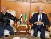 رئيس جامعة المنوفية يلتقي مستشار رئيس مجلس الوزراء للمشروعات القومية لمتابعة تنفيذ مشروعات الجامعة