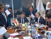 الدكتور / شريف فاروق وزير التموين والتجارة الداخلية يلتقي بعدد من السادة أعضاء