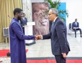 السفير المصري يلتقي مع رئيس جمهورية السنغال