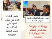 وزير الشباب والرياضة يشارك في إجتماع لجنة التطوير للرياضة الجامعية