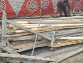 إيقاف أعمال لحالة تعدى بقطاع الوحده المحلية بالمنيرة مركز ومدينةالقناطرالخيرية