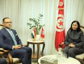 سفير مصر لدى تونس يعقد لقاءًا مع وزيرة التجهيز والإسكان التونسية