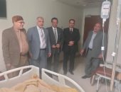 نائبا رئيس جامعة الأزهر يطمئنان على فضيلة الدكتور /نصر فريد واصل مفتي الجمهورية الأسبق.