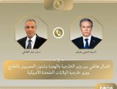 وزير الخارجية والهجرة يتلقى اتصالاً هاتفياً من وزير خارجية الولايات المتحدة الأمريكية