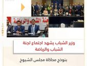 وزير الشباب يشهد اجتماع لجنة الشباب والرياضة بنموذج محاكاة مجلس الشيوخ