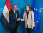 وزير الخارجية والهجرة يلتقى مع رئيسة البرلمان الأوروبى