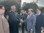 رئيس منطقة كفر الشيخ الأزهريةيستقبل محافظ كفر الشيخ ويتفقدان لجان امتحانات الشهادتين الابتدائية والإعدادية الأزهرية