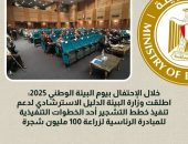 اطلقت وزارة البيئة الدليل الاسترشادي لدعم تنفيذ خطط التشجير أحد الخطوات التنفيذية للمبادرة الرئاسية لزراعة ١٠٠ مليون شجرة
