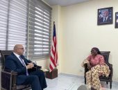 لقاء سفير جمهورية مصر العربية في مونروفيا مع وزيرة الخارجية الليبيرية