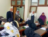 متابعة سير امتحانات الفصل الدراسي الأول في أسبوعها الثالث بكليتي: دراسات بنات المنصورة، وتجارة بنات بتفهنا.