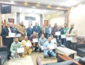 مدير تعليم القليوبية …..يكرم أعضاء المطبعة السرية،،،،