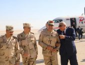 محافظ الوادي الجديد يستقبل قائد قوات الدفاع الشعبي والعسكري