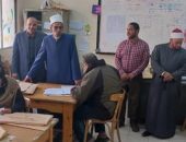 رئيس الإدارة المركزيه لمنطقه القاهرة الأزهرية يتابع كنترولى  الإبتدائية والإعدادية الأزهرية.