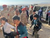 القوات المسلحة تنجح فى إنقاذ عدد من السياح تعطل بهم بالون طائر .