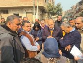 نائب محافظ الجيزة يتفقد  مشروع مياة الشرب و الصرف الصحي بقرية ناهيا بكرداسة