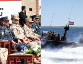 الفريق أول / عبد المجيد صقر القائد العام للقوات المسلحة وزير الدفاع والإنتاج الحربى يتفقد قاعدة البحر الأحمر البحرية ويلتقى بعدد من المقاتلين