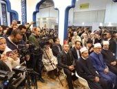 بحضور فضيلة مفتي الجمهورية.. إقبالٌ كثيفٌ على جناح دار الإفتاء المصرية بمعرض القاهرة الدولي خلال ندوة “الفتوى والدراما” للدكتور علي جمعة والفنان محمد صبحي