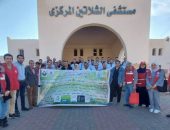إقبال كبير علي قافلة جامعة الأزهر التنموية الشاملة لحلايب وشلاتين