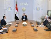 السيد الرئيس عبد الفتاح السيسي، يجتمع ، مع كل من الدكتور مصطفى مدبولي رئيس مجلس الوزراء، والدكتور أيمن عاشور وزير التعليم العالي والبحث العلمي، واللواء أمير سيد أحمد مستشار رئيس الجمهورية للتخطيط العمراني، والفريق أحمد الشاذلي رئيس هيئة الشئون المالية للقوات المسلحة واللواء أحمد العزازي رئيس الهيئة الهندسية للقوات المسلحة.