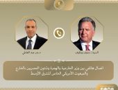 اتصال هاتفي بين وزير الخارجية والهجرة والمبعوث الأمريكي الخاص للشرق الأوسط