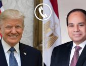 السيد الرئيس عبد الفتاح السيسي،يتلقى ، اتصالاً هاتفياً من الرئيس الأمريكي “دونالد ترامب”.