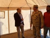 محافظ أسوان يكلف السكرتير العام المساعد لمتابعة جاهزية المعدات المشاركة فى التدريب العملى المشترك صقر ( 145 ) لمجابهة الأزمات والكوارث