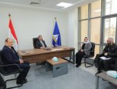 محافظ دمياط يتابع موقف المشروعات الجارى تنفيذها من خلال شركة المقاولون العرب