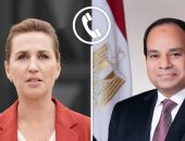 السيد الرئيس عبد الفتاح السيسي يتلقي إتصالاً هاتفياًمن ميتا فريدريكسن رئيسة وزراء الدنمارك.