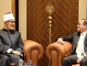 مفتي الجمهورية يزور وزير المالية بمقر الوزارة بالعاصمة الإدارية الجديدة