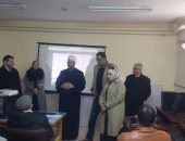 رئيس منطقة الإسكندرية يتابع تدريبات الذكاء الاصطناعي