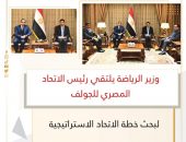 وزير الرياضة يلتقي رئيس الاتحاد المصري للجولف لبحث خطة الاتحاد الاستراتيجية