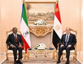السيد الرئيس عبد الفتاح السيسي، يستقبل السيد “أوبيانج نجيما” رئيس جمهورية غينيا الاستوائية، وذلك على هامش معرض مصر الدولي للطاقة “إيجبس 2025”.