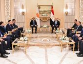 السيد الرئيس عبد الفتاح السيسي يستقبل ، الرئيس القبرصي “نيكوس خريستودوليدس”، وذلك في لقاء ثنائي بين الرئيسين تبعه لقاء موسع ضم وفدي البلدين، وذلك على هامش مشاركة الرئيسين في معرض مصر الدولي للطاقة “إيجبس 2025”