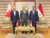 النائب العام يستقبل رئيس محكمة التمييز والنائب العام  لمملكة البحرين بمقر مكتبه بالقاهرة