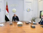 السيد الرئيس عبد الفتاح السيسي،يجتمع مع الدكتور مصطفى مدبولي رئيس مجلس الوزراء والسيد أحمد كجوك وزير المالية.