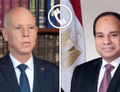 السيد الرئيس عبد الفتاح السيسي يتلقي اتصالاً هاتفياً اليوم من الرئيس التونسي قيس سعيد.