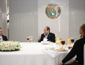 السيد الرئيس عبد الفتاح السيسي يجري زيارة إلى أكاديمية الشرطة، حيث كان في إستقبال سيادته السيد محمود توفيق، وزير الداخلية،