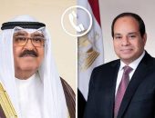السيد الرئيس عبد الفتاح السيسي،يجري اتصالاً هاتفياً بسمو الشيخ مشعل الأحمد الجابر الصباح أمير الكويت.