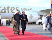 السيد الرئيس عبد الفتاح السيسي، يستقبل مساء اليوم، سمو الشيخ محمد بن زايد آل نهيان رئيس دولة الإمارات العربية المتحدة.