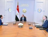 السيد الرئيس عبد الفتاح السيسي،يجتمع مع الدكتور مصطفى مدبولي رئيس مجلس الوزراء، والمهندس كريم بدوي وزير البترول والثروة المعدنية.