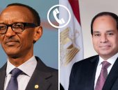 السيد الرئيس عبد الفتاح السيسي، يجري اتصالاً هاتفياً مع بول كاجامي رئيس جمهورية رواندا.