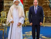 السيد الرئيس عبد الفتاح السيسي، اليوم، السلطان الدكتور مفضل سيف الدين، سلطان طائفة البهرة بالهند، وأنجاله الأمير جعفر الصادق عماد الدين، والأمير طه نجم الدين، والأمير حسين برهان الدين، وذلك بحضور السيد مفضل محمد، ممثل السلطان بالقاهرة.