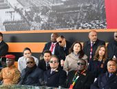 السيد الرئيس عبد الفتاح السيسي يشارك في العرض العسكري بمناسبة الذكرى الثمانين للانتصار في الحرب الوطنية العظمى بالساحة الحمراء بالعاصمة الروسية موسكو، وذلك بحضور الرئيس فلاديمير بوتين رئيس روسيا الاتحادية وعدد من القادة والرؤساء