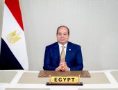 السيد الرئيس عبد الفتاح السيسي يلقي كلمة مسجلة بمناسبة الاحتفال بالذكرى الثمانين لإنشاء الأمم المتحدة،