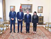 السيد الرئيس عبد الفتاح السيسي  يستقبل السيد مختار ديوب الرئيس التنفيذي لمؤسسة التمويل الدولية،
